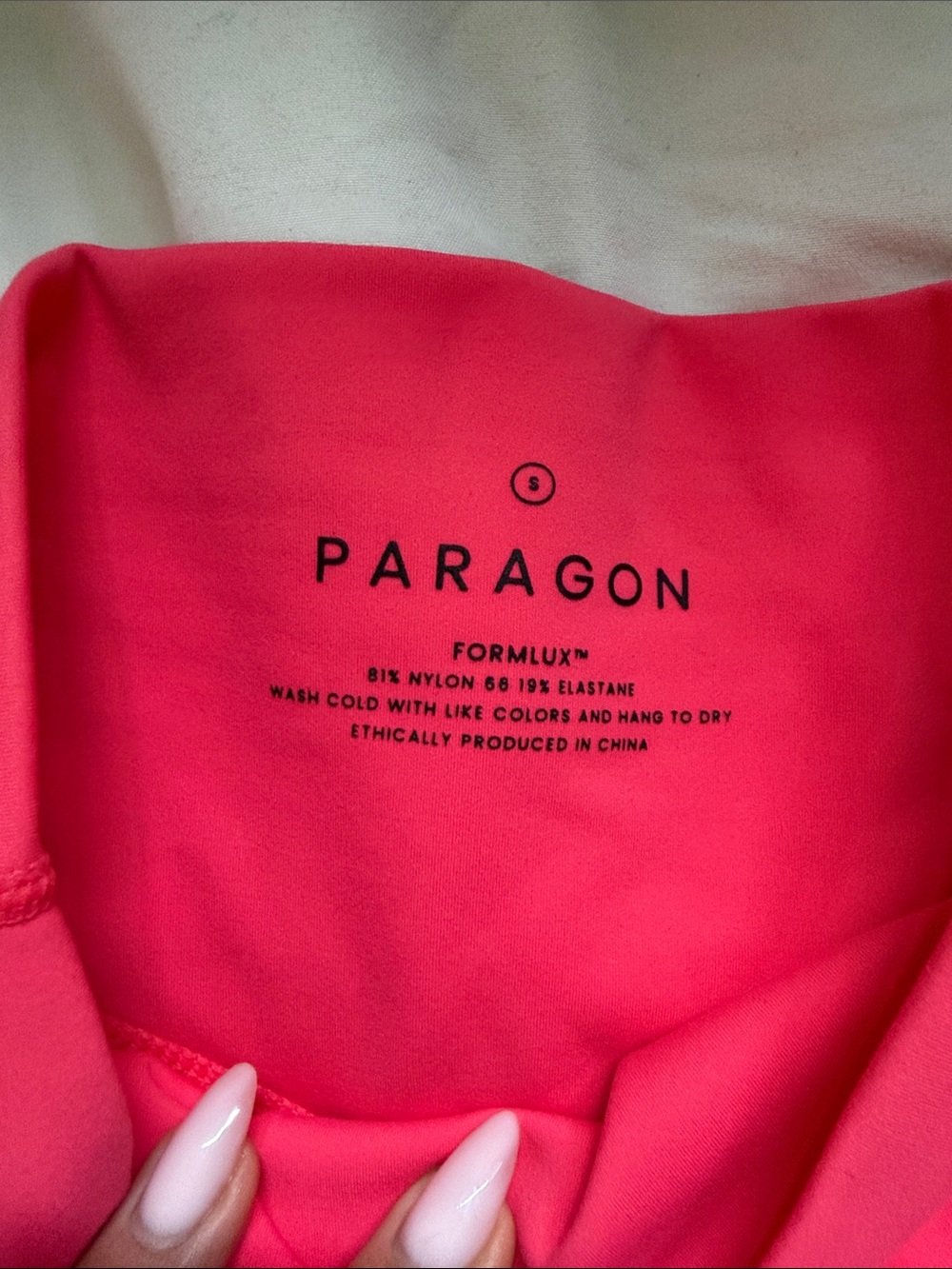 PARAGON High-Waist Athletic Shorts in Red - Picture 6 of 7